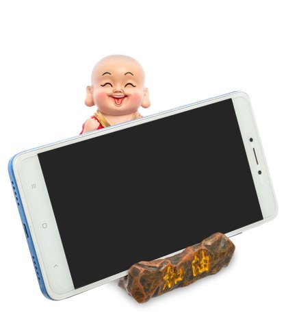 MN-224/3 Подставка для телефона "Буддийский монах"