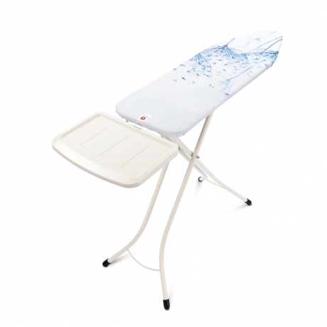 Гладильная доска 124х38 см (B), Цветок хлопка, белый Brabantia