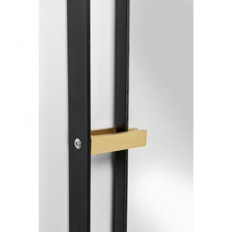 Зеркало Betsy, коллекция "Бетси" 55*165*3, Сталь, Зеркальное стекло, МДФ, Черный