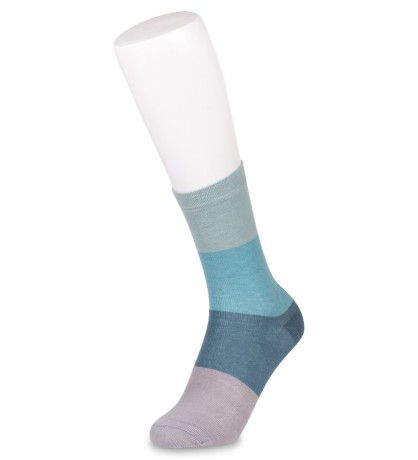 Носки женские (4 пары) Gradient ASW-0014 35-39 серый/голубой (Artsocks)