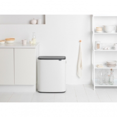 Мусорный бак Touch Bin Bo (2 х 30 л), Белый Brabantia