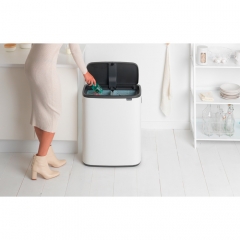 Мусорный бак Touch Bin Bo (2 х 30 л), Белый Brabantia