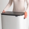 Мусорный бак Touch Bin Bo (2 х 30 л), Белый Brabantia