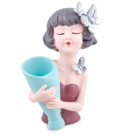 MF-106/2 Подставка "Девушка с бабочками"