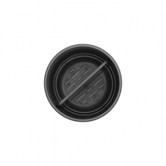 Стакан для зубных щеток ReNew, Темно-серый Brabantia