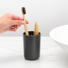 Стакан для зубных щеток ReNew, Темно-серый Brabantia