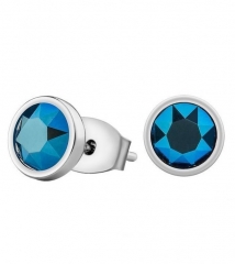 Пусеты Crystal Metallic Blue SWE298 CMB S Fiore Luna