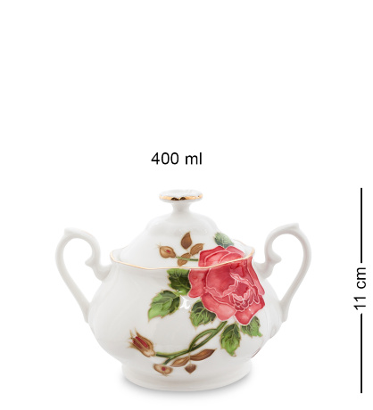 JS-13 Чайный сервиз на 6 персон "Золотая Роза Рафаэлло" (Pavone)