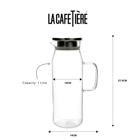 Графин одностенный стеклянный La Cafetière, 1,5 л. Kitchen Craft