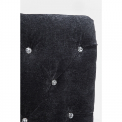 Стул Bijou, коллекция "Бижутерия" 50*98*76, Бархат, Стекло, Пенополиуретан, Сталь, Черный