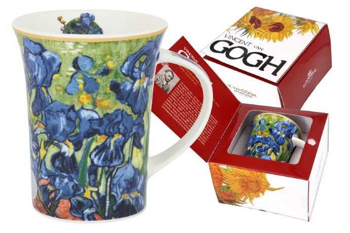 Кружка Ирисы (В. Ван Гог), 350 мл. Carmani