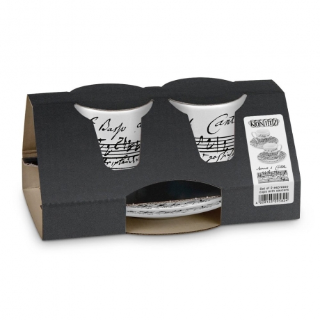 Набор из 2 кофейных пар "Кофейная кантата" Koenitz