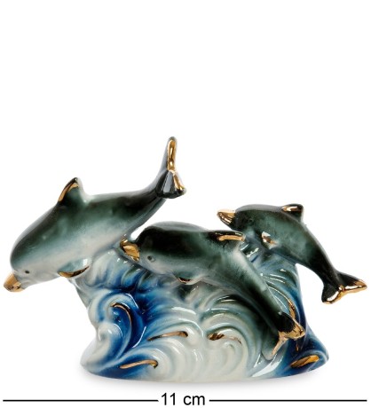 VS-411 Комплект из трех фигурок "Семейства дельфинов"