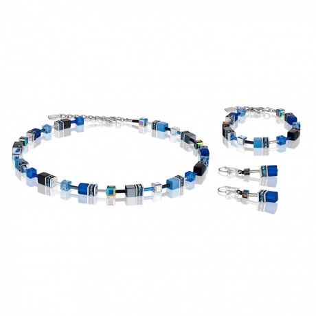 Серьги Blue-Grey 4014/20-0712 Coeur de Lion