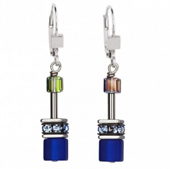 Серьги Blue-Grey 4014/20-0712 Coeur de Lion