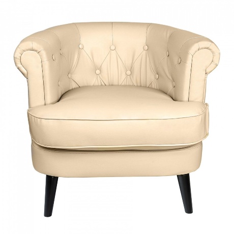 Кресло мягкое кремовое William Thackeray