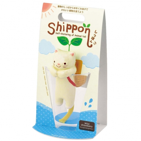 Набор самополивающийся для выращивания лесной земляники Shippon Котик