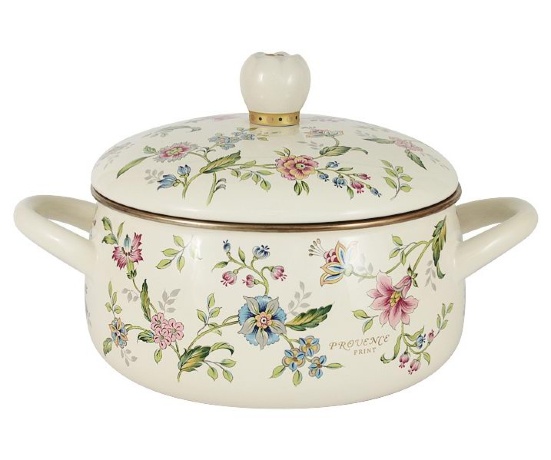 Кастрюля эмалированная 1.9 л. Прованс, 18 см. EJIRY