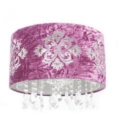 Подвесная люстра Arnamento золото, бордовая