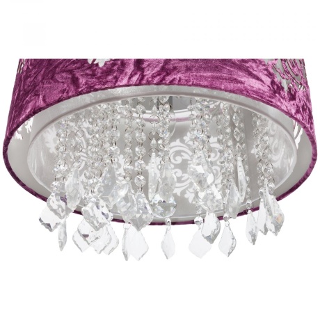 Подвесная люстра Arnamento золото, бордовая