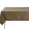 Скатерть, 175х175 см. 100% лен, коричневая, ARMOIRIES Le Jacquard Francais