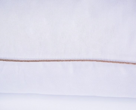 Подушка упругая пуховая "Руженка" 50х68, из твилла, Natures