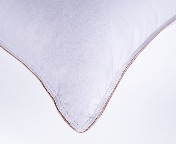 Подушка упругая пуховая "Руженка" 50х68, из твилла, Natures