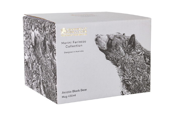 Кружка Чёрный медведь, 450 мл. Maxwell & Williams