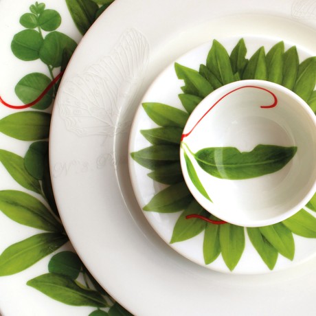 Блюдо сервировочное, 31 см. FIL ROUGE FOGLIE Taitu