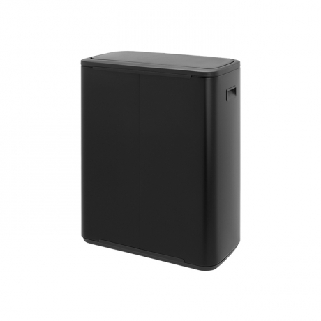Мусорный бак Touch Bin Bo (2 х 30 л), Черный матовый Brabantia