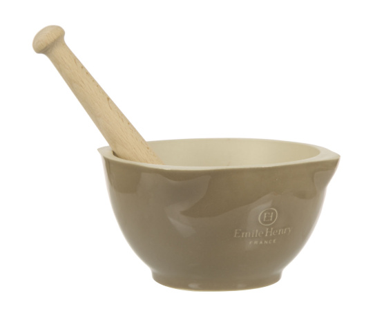 Ступка и пестик 14 см. мускат, Emile Henry