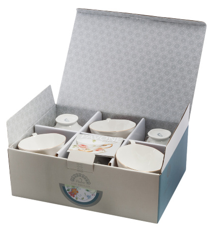 JS-15 Чайный набор на 6 перс. "Золотая Роза Рафаэлло" (Pavone)