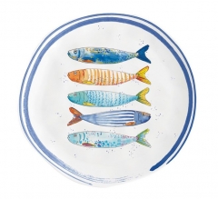 Тарелка закусочная, 21 см. Морской берег Easy Life