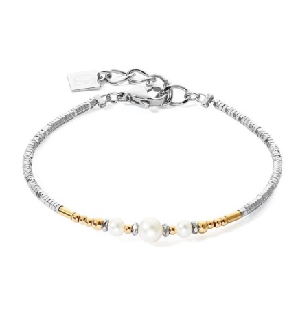 Браслет White bicolor Coeur de Lion