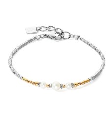 Браслет White bicolor Coeur de Lion