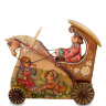 РД- 10/13 Фигурка резная "Карета" художественная роспись
