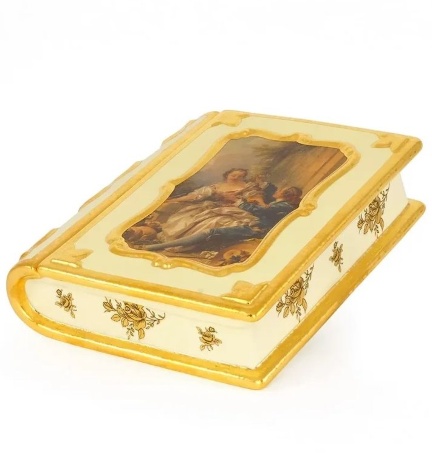 Шкатулка книга, 42х21х7 см. BAROQUE, керамика