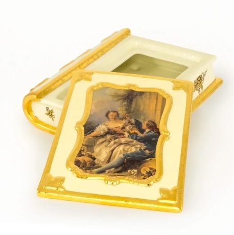 Шкатулка книга, 42х21х7 см. BAROQUE, керамика
