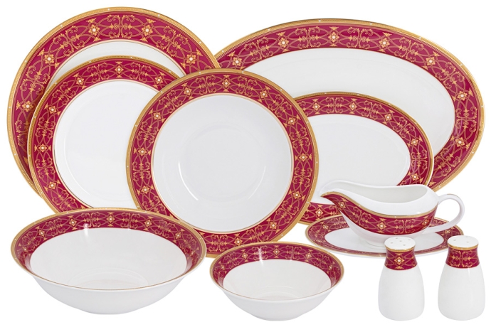 Обеденный сервиз Офелия, 6 персон, 27 предметов Emily