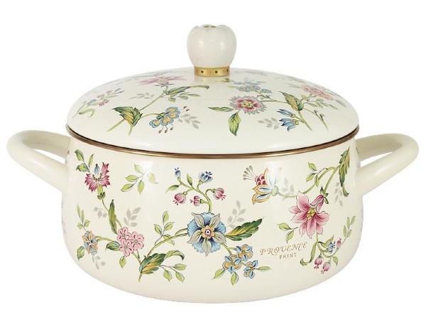 Кастрюля эмалированная 2.6 л. Прованс, 20 см. EJIRY