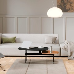 Журнальный столик Step L, 122,3х55,8х 40 см. черный ясень/черный ясень, Zahodi