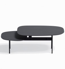 Журнальный столик Step L, 122,3х55,8х 40 см. черный ясень/черный ясень, Zahodi