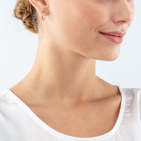 Серьги Multicolour Pastel Gold Coeur de Lion