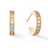 Серьги Multicolour Pastel Gold Coeur de Lion