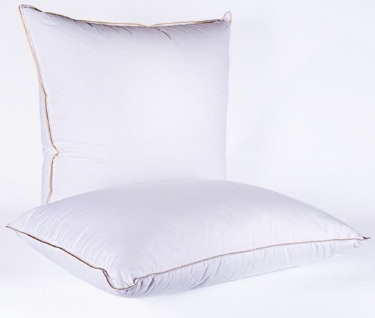 Подушка упругая пуховая "Руженка" 68х68, из твилла, Natures