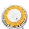 WIN- 02- 9 Зеркало серебр. "Знак Зодиака - Близнецы"