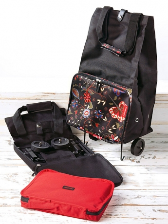 Сумка на колесиках foldabletrolley funky dots 1