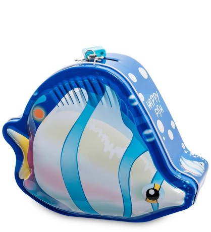 BX- 38/1 Металлическая копилка "Рыбка"