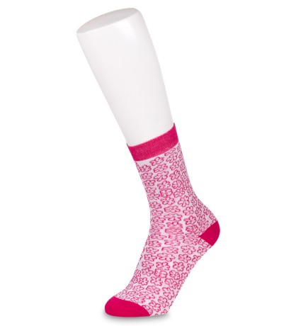 Носки женские Flowers ASW-0001 35-39 бел/роз (Artsocks)