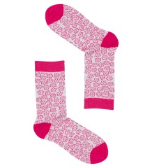 Носки женские Flowers ASW-0001 35-39 бел/роз (Artsocks)